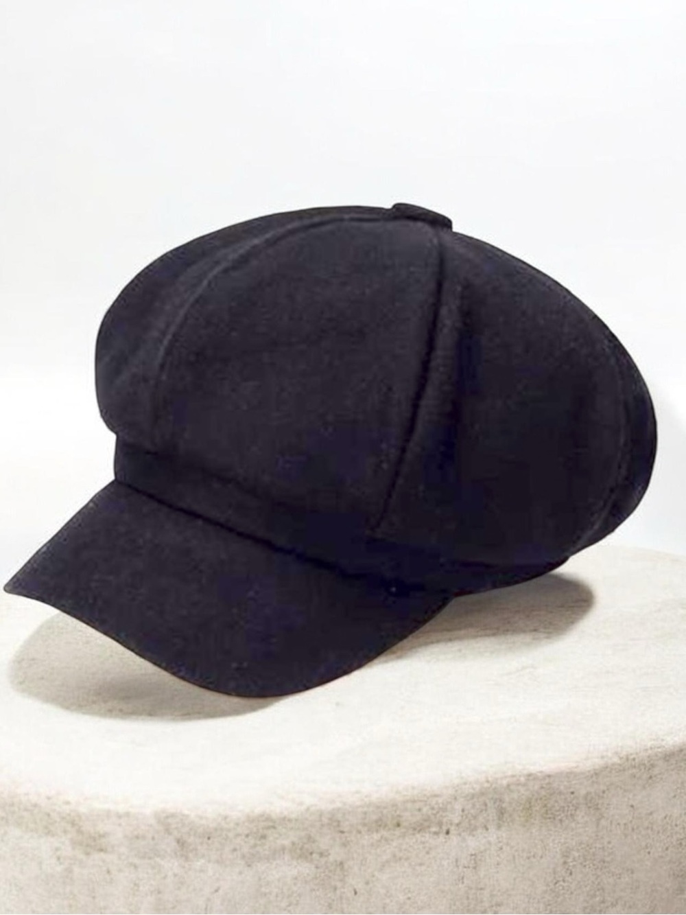 Black Beret Newsboy Cap